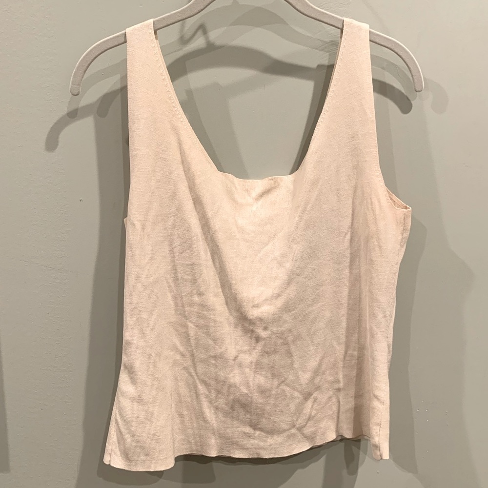 Cream Tank Top